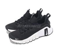 NIKE Men's Free Metcon 6 Sneaker, Black White, 3.5 UK