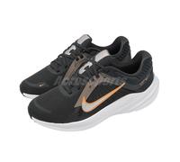 NIKE Women's Quest 5 Sneaker, DK Smoke Grey/Metallic Silver-Olive Grey, 4.5 UK