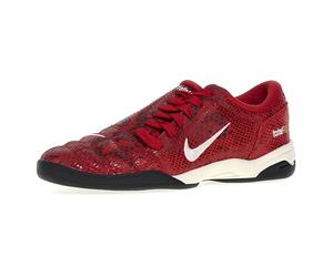 Nike WMNS T90 SE, Women's Sneaker, 37.5 EU, Fire Red Pale Ivory Pale Ivory Black, 4 UK