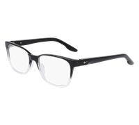 NIKE NK7177 010 BLACK/CLEAR GRADIENT 53/17/140 FEMALE Eyewear Frame