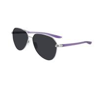 Nike Woman NIKE CITY AVIATOR DJ0888 900 Sunglasses Metal Rifle barrel Grey Pilot Flash