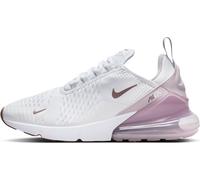 Nike Women Air Max 270 Sneaker, White Platinum Violet Smokey Mauve Black, 7 UK