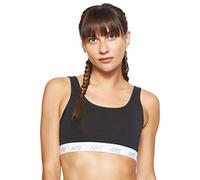Nike Women Classic Soft Medium Support Sports Bra - Black/White, Small