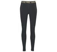Nike Women Fierce 7/8 Tights - Black/Metallic Gold/Metallic Gold, X-Large