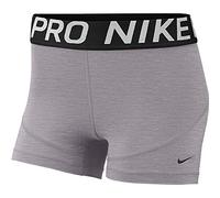 Nike Women Pro 3" (8cm approx.) Training Shorts - Gunsmoke/Heather/Black/Black, Large