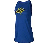 Nike Women W NK DRY LEG TOM SWOOSH Tank - Game Royal, Large
