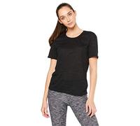 Nike Women W Nk Dry Tee Lgnd Ss Crew VNR Tank - Black/Cool Grey/(White), X-Large