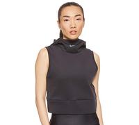 NIKE Women W NK RN TCH PCK VEST HD Sweatshirt - Oil Grey/Reflect Black, Large