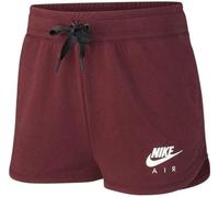 Nike Women W NSW AIR Shorts - Night Maroon/White, Medium