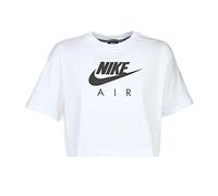 Nike Women W NSW Air Top Ss T-Shirt - White, X-Large