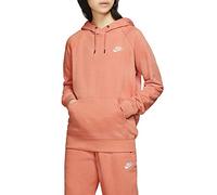 Nike Women W Nsw Essntl Hoodie PO Flc Sweatshirt - Pink Quartz/White, 2X-Large