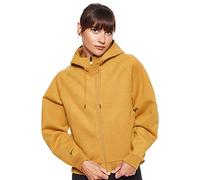 Nike Women W NSW TCH PCK HOODIE FZ FLC Sweatshirt - Wheat/Black, Medium