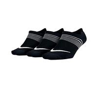 Nike Women's 3PPK Lightweight Training Socks, Black/White, Medium