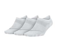 Nike Women's 3PPK Lightweight Training Socks, White/Wolf Grey, Medium