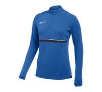 Nike Women's Academy 21 Drill Top Training Sweatshirt, womens, CV2653-463, Royal Blue/White/Obsidian/White, XXS