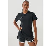 Nike Womens Academy 25 Short Sleeve T-Shirt, Black/Black/Womenshite/Womensh, Size L, Women Black/Black/Womenshite/Womensh