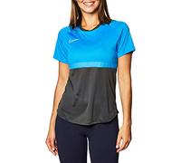 Nike Women's Academy Pro Top Jersey, Womens, BV6940-068, Anthracite/Photo Blue/White, L