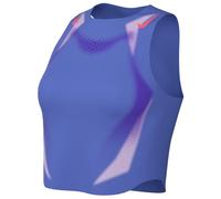 Nike - Women's AeroSwift DF ADV Cropped Running Tank Top - Tank top size XS, blue