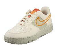 NIKE Womens Air Force 1 07 Low Leather Synthetic Coconut Milk Light Curry Trainers 5 UK