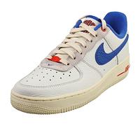 NIKE Women's Air Force 1 '07 LX Sneaker, Summit White/Hyper Royal-Poaching Red, 5.5 UK