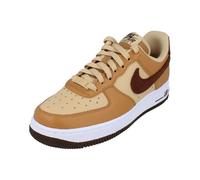 NIKE Women's Air Force 1 '07 Next Nature Sneaker, Black White Gym red University Gold, 7 UK