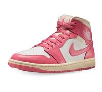 Nike Women's Air Jordan 1 Mid Sneaker, Sail Pink Salt Guava Ice 109, 9.5