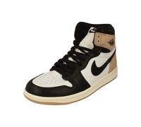 Nike Womens Air Jordan 1 Retro Hi Og Black Trainers - Size UK 4