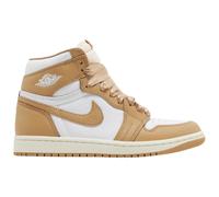 Nike Women's Air Jordan 1 Retro High OG Praline Tan High Top Sneakers in White | Size: 8.5 Nike White 8.5