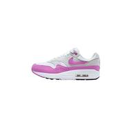NIKE Women's Air Max 1 '87 Sneaker, Neutral Grey Fuchsia Dream White Black, 10 UK