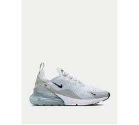 Nike Women's Air Max 270 Shoes - Pure Platinum/Black/Light Smoke Grey - Size: UK 6