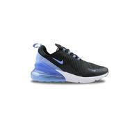 NIKE Women's Air Max 270 Sneaker, Black Metallic Silver Royal Pulse, 4 UK
