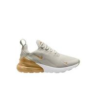 Nike Womens Air Max 270 Trainers, Light Bone/Metallic Gold-White, Size 6, Women Light Bone/Metallic Gold-White