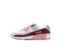 NIKE Women's Air Max 90 Se Sneaker, Dark Team Red White Platinum Tint, 4 UK