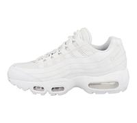 NIKE Women's Air Max 95 Trail Running Shoes, White Metallic Silver, 4.5 UK