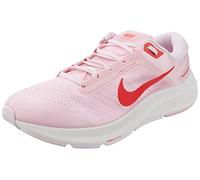 NIKE Women's Air Zoom Structure 24 Sneaker, Med Soft Pink Lt Crimson Summit White, 6 UK
