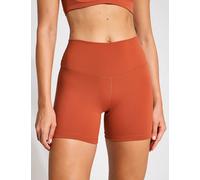 Nike Womens Biker Shorts S Orange High Waist 5” Gym Training FN3211-825