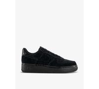 Nike Womens Black Anthracite W Air Force 1 Brand-stripe Suede Low-top Trainers Eur 38.5 / 5.5 Uk Women