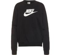 NIKE Womens Black Club Essential Fleece Crew Sweatshirt UK 12 Medium BNWT
