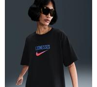 NIKE Womens Black Lionesses Short Sleeve T-Shirt Large BNWT C2981