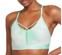 Nike Womens Bra M Green Indy Dri Fit Light Support Training Fitness CZ7648-342
