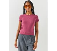 Nike Womens Chill Knit Swoosh T-Shirt, Pink Smoke/Sail, Size Xl, Women Pink Smoke/Sail