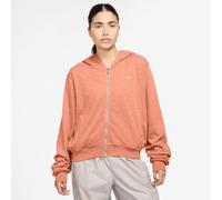Nike Women's Chll Ft Fz Hdy Jacket, Apricot Agate/Htr/Sail, XL