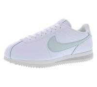 NIKE Womens Cortez Leather Sneaker, Summit White Light Silver Sail, 7.5 UK