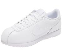 NIKE Women's Cortez Leather Sneaker, White, 3.5 UK