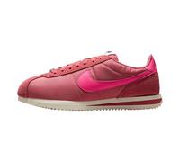 NIKE Women's Cortez Textile Sneaker, Adobe Hyper Pink Alabaster Safety Orange, 6.5 UK