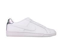 Nike Womens Court Royale Silver Heel White Sneakers Leather - Size UK 4.5