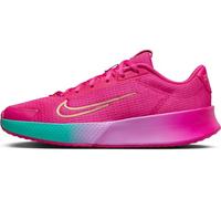 NIKE Women's Court Vapor Lite 2 PRM Low, Fireberry Metallic Red Bronze Multi Colour, 5 UK