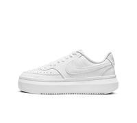 Nike Women's Court Vision Alta Sneaker, White/White-White, 4