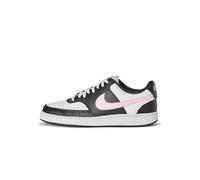 NIKE Women's Court Vision Low Next Nature Sneaker, Black Aluminium White, 4 UK