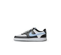 NIKE Women's Court Vision Low Next Nature Sneaker, Black Aluminium White, 5.5 UK